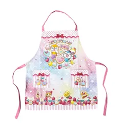 新品 サロンジェ アンパンマン エプロン 子供用 110cm キッズエプロン 首掛けタイプ ポケット付き ピンク 02920-03
