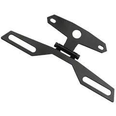 ルボナリエ バイク用 ナンバーステー 角度調整 バイク ナンバー (ブラック 1個) [ブラック 1個]のサムネイル