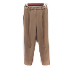 プラステ PLST テーパードパンツ S 茶 ブラウン /YI