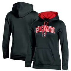 チャンピオン レディース トップス Tシャツ ロゴ パーカー Womens Champion Black Cincinnati Bearcats Arch Logo 20 Pullover Hoodie Cin Black ブラック
