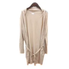 メルローズ MELROSE カーディガン ニット ロング ライトベージュ /MN