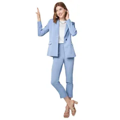 ジェシカロンドン レディース アウター ジャケット・ブルゾン プラスサイズ ブレザー Jessica London Womens Plusize BiStretch Shaped Blazer Slate Grey スレート