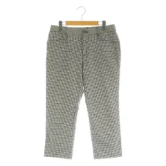 アディダス adidas ギンガムチェックパンツ テーパード ゴルフウェア OT/XG ブラック /MY ■OS ■SH