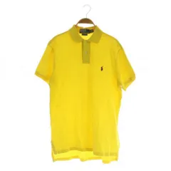 ポロ バイ ラルフローレン Polo by Ralph Lauren 半袖ポロシャツ ロゴ刺繍 コットン M イエロー /MY ■OS