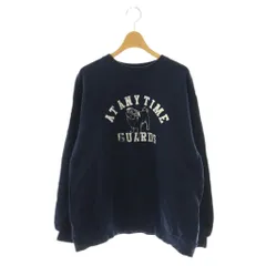 ニコアンド Niko and.. ロゴ パグ  スウェット トレーナー プルオーバー F 紺 /CX ■OS