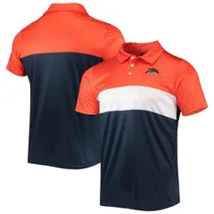 アンブランデッド レディース トップス Tシャツ ポロシャツ カラーブロック Unbranded Mens FOCOrangeNavy Chicago Bears Retro Colorblock Pのサムネイル