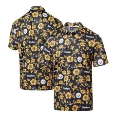 レインスプーナー レディース トップス Tシャツ ポロシャツ Mens Reyn Spooner Black Pittsburgh Steelers Pua Performance Polo Stlのサムネイル