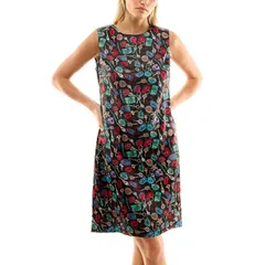 ニコルミラー レディース トップス ワンピース プリント Womens Nicole Miller Printed Tank Dress Keys Printのサムネイル