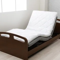 [95×195cm] 敷布団 寝具 電動ベッド用敷布団 電動ベッド対応 高反発 通気性 腰サポート 日本製 4001