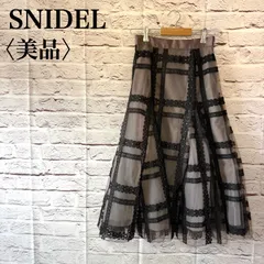 【SNIDEL】スナイデル チュールエンブロイダリースカート サイズ 0 MA-1