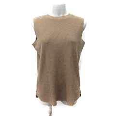 ジャーナルスタンダード レリューム JOURNAL STANDARD relume カットソー ワッフル地 ノースリーブ F 茶 ブラウン /YI