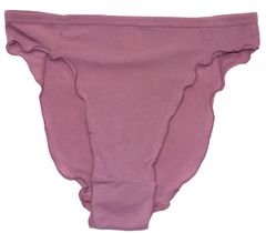 [ラウレアアコアコア] オールド ローズ LL 下着 ゴム 女性用下着 跡がつかない リブショーツ股上深め ランジェリー [オールド ローズ] [LL]