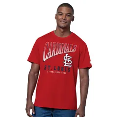 スターター レディース トップス Tシャツ MenstarteredHeather Gray St Louis Cardinals TwoPack TShirt Set Crd Red レッドのサムネイル