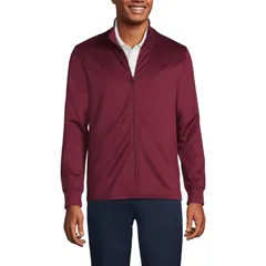 ランズエンド レディース アウター ジャケット・ブルゾン Mens Lands End Active Performance FullZip Jacket Burgundy バーガンディのサムネイル