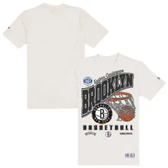 ニューエラ レディース トップス Tシャツ ヴィンテージ Mens New Era Cream Brooklynets Oversized City Edition Remix Vintage TShirt Net Beige ベージュ