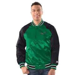 スターター レディース アウター ジャケット・ブルゾン Tシャツ Menstarter Kelly GreenBlack Philadelphia Eagles Inductee FullSnap Vのサムネイル