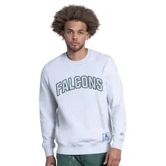 スターター レディース トップス Tシャツ スウェット フリース Menstarter Ash Atlanta Falcons Faceoffleece Sweatshirt Fal Black ブラのサムネイル