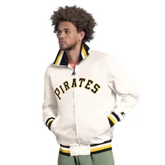 スターター レディース アウター ジャケット・ブルゾン キャップ ロゴ Menstarter White Pittsburgh Pirates The Captain Cooperstown Logoのサムネイル