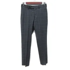 ビサルノ VISARUNO スラックスパンツ チェック グレー /YI