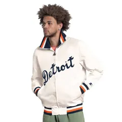 スターター レディース アウター ジャケット・ブルゾン キャップ ロゴ Menstarter White Detroitigers The Captain Cooperstown Logo FullZのサムネイル