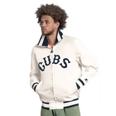 スターター レディース アウター ジャケット・ブルゾン キャップ ロゴ Menstarter White Chicago Cubs The Captain Cooperstown Logo FullZのサムネイル