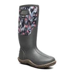 ボグス レディース シューズ ブーツ・レインブーツ Bogs Mesa Womens Waterproof Rain Boots Dark Gray Multi グレー