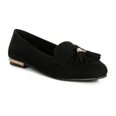 ロンドンラグ レディース シューズ サンダル ローファー London Rag Atrika Womens Loafers Black ブラック
