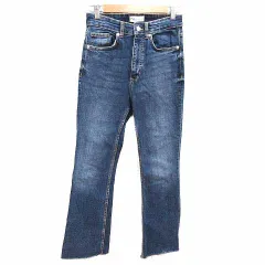 ザラ ZARA デニムパンツ ジーンズ 38 M インディゴ /YK