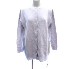 スタディオクリップ Studio Clip ニット カーディガン ウール 長袖 F 紫 パープル /AU