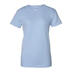 ギルダン レディース トップス Tシャツ コットン Gildan Ultra Cotton Womens TShirt Light Blue ブルー