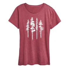 アニメキャラクター レディース トップス Tシャツ グラフィック Licensed Character Womens Abstractrees Graphic Tee Red レッド