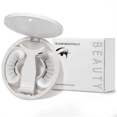 【2026年最新R-SLM軟磁技術搭載】マグネットつけまつげ 一体型 磁気吸着 0グルー ノリ不要 接着剤不要 瞬間3秒装着 繰り返し使える200回以上 アジア女性目元設計 軽量0.032g 極細軸 ナチュラルブラック No.01+ プラス2 53576a4b