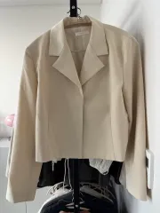 春 夏 アイボリー ジャケット free