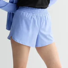 Tek Gear レディース ボトムス ハーフパンツ・ショーツ ショートパンツ Womens Tek Gear Woven Run Shorts Peri Pulse