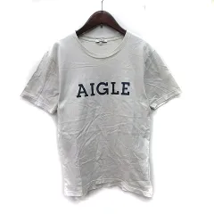 エーグル AIGLE Tシャツ カットソー 半袖 S アイボリー /YI