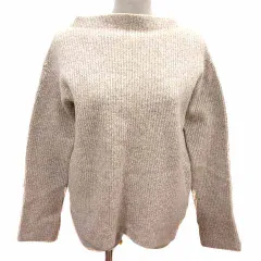 バンヤードストーム BARNYARDSTORM ニット セーター ハイネック 長袖 ウール 1 M ベージュ /YK