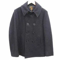 フィデリティ FIDELITY ピーコート Pコート 総裏地 ウール M 黒 ブラック /YK ●RY