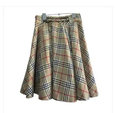 LYRIQUE CHECK スカート サイズ4 (S)