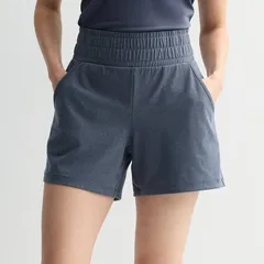 Tek Gear レディース ボトムス ハーフパンツ・ショーツ ショートパンツ Womens Tek Gear Essential Soft Relax Shortslate T スレート