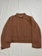 m*n様 50s penney’s レーヨン ジャケット ヴィンテージ ブラウン m*n様 50s penney's レーヨン ジャケット ヴィンテージ ブラウン