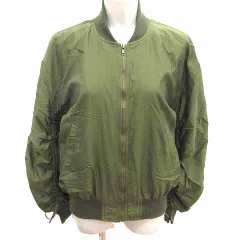 アールピーエス r.p.s ジャケット ブルゾン ジップアップ 総裏地 M 緑 グリーン /YK