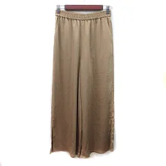 ドロワットロートレアモン Droite lautreamont ワイドパンツ ハイウエスト 1 S モカ /YI