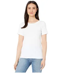 ペンドルトン レディース トップス シャツ コットン Pendleton Short Sleeve Cotton Rib Crewhite ホワイトのサムネイル