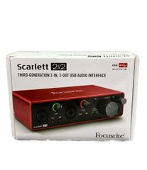 オーディオインターフェース 第3世代 2入力 2出力 USBオーディオインターフェース Scarlett 2i2 Focusrite