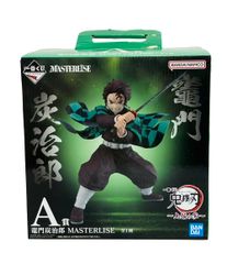 미품 반다이 귀멸의 칼날 ~상현의 참~ 이치 반 복권 A상 MASTERLISE 준몬탄지로 피규어