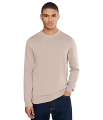 バブアー メンズ アウター ニット・セーター クルーネック コットン Barbour Pima Cotton Crew Neck Sweater Mistのサムネイル