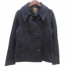 フィデリティ FIDELITY for SHIPS ピーコート Pコート 総裏地 ウール M 紺 ネイビー /YK