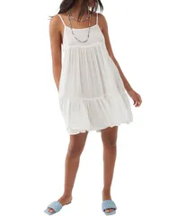 オニール レディース トップス ワンピース ミニ ONeill Saltwater Solids Rilee Scoop Neck Mini Dresswim CoverUp Vanillaのサムネイル