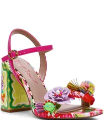ベッツィジョンソン レディース シューズ ヒール サンダル Betsey Johnson Masen Beaded Fish Embellishedressandals BrightMulti マルチのサムネイル