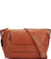 ピコリーノス レディース バッグ レザー Pikolinos Alcudia Leather Crossbody Handbag Brandy